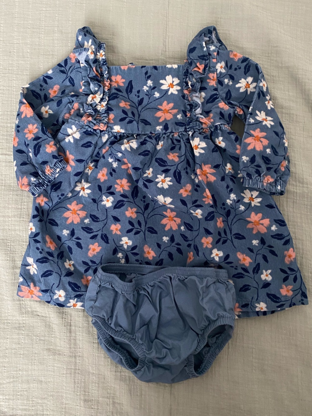 Carters corduroy dress set
